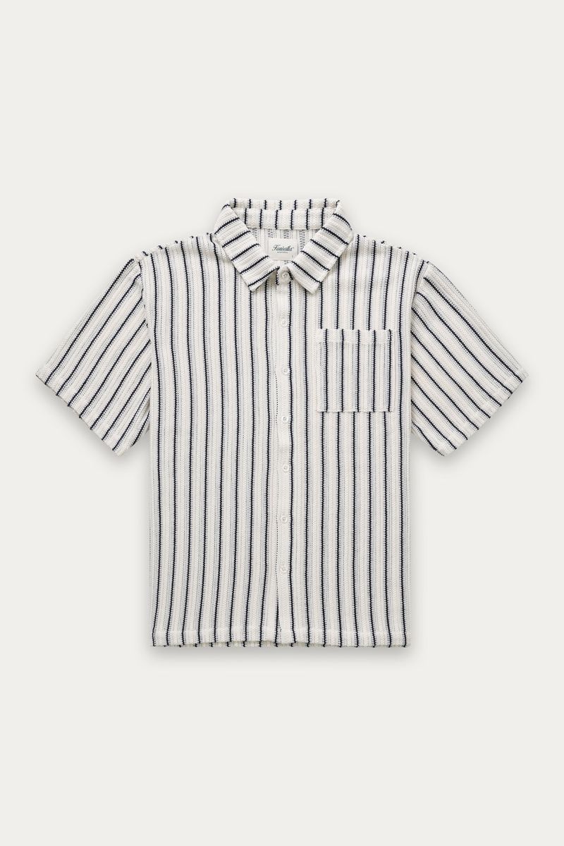Kuwalla Crochet Stripe Shirt