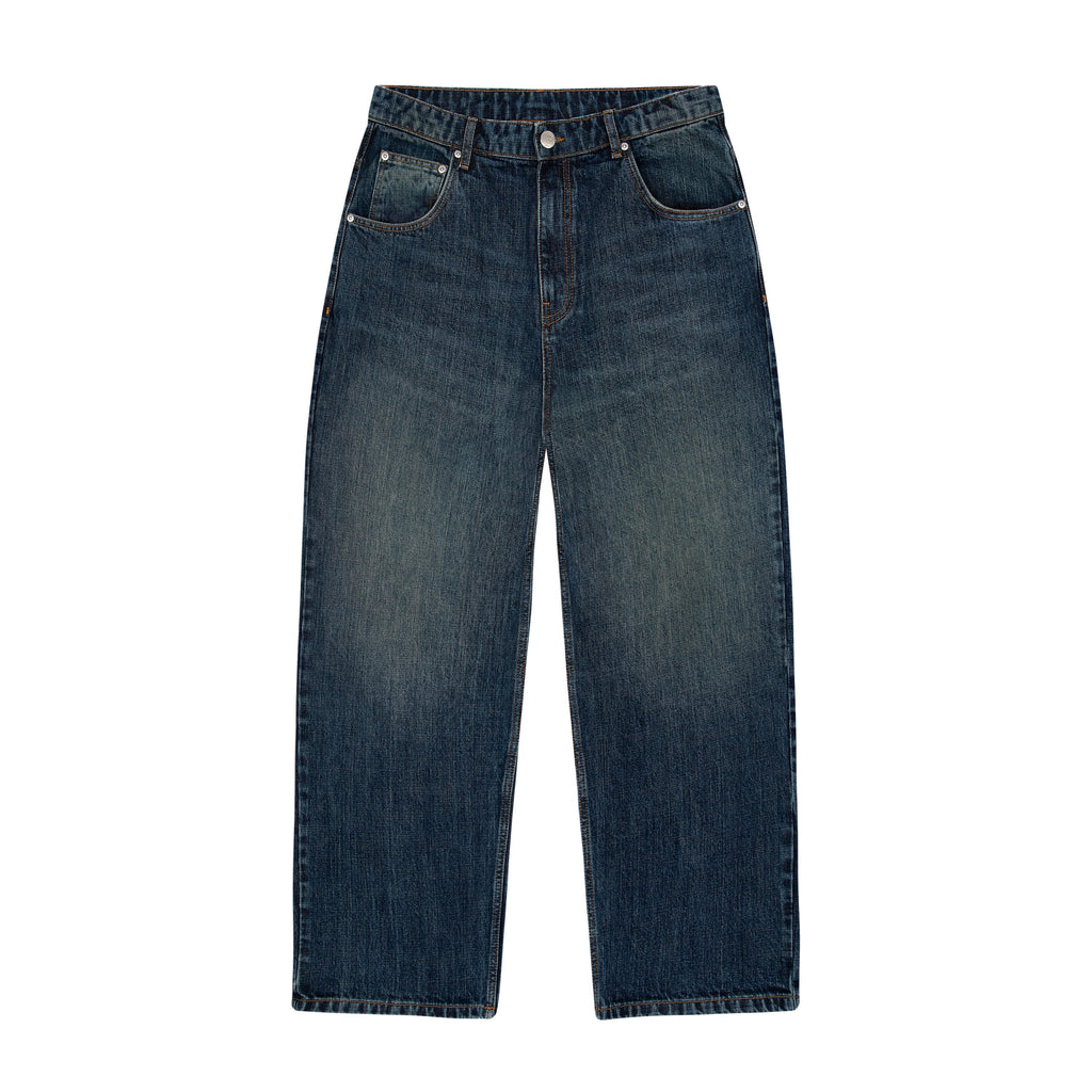 "yakuza" indigo washed Denim