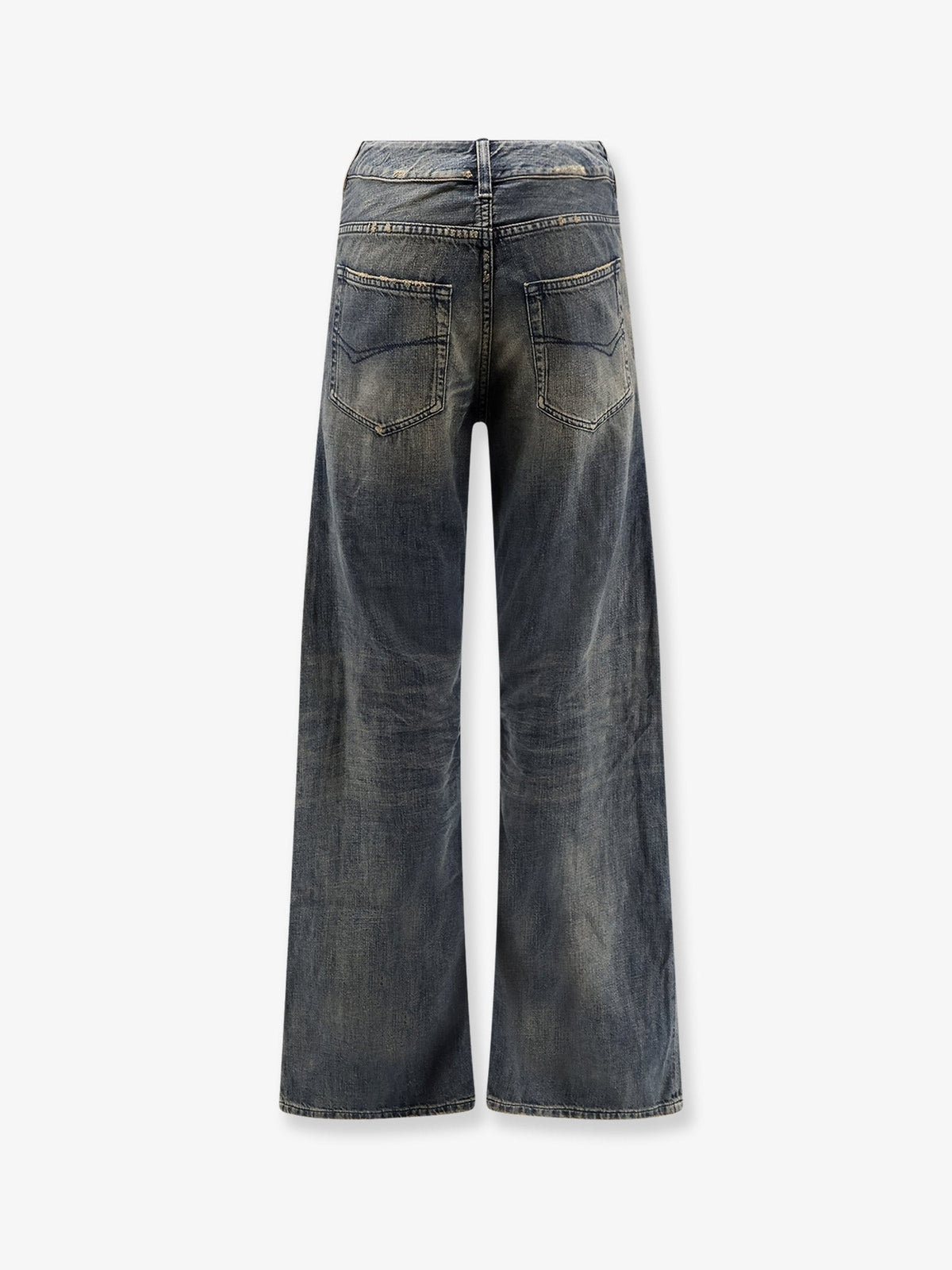 Balenciaga Women Curved Waist Pants Jeans