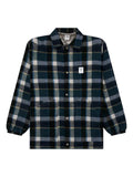 SOUTH2 WEST8 plaid wool shirt jacket