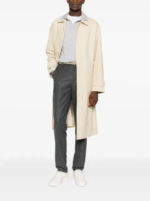 Brunello Cucinelli long-sleeve polo sweater