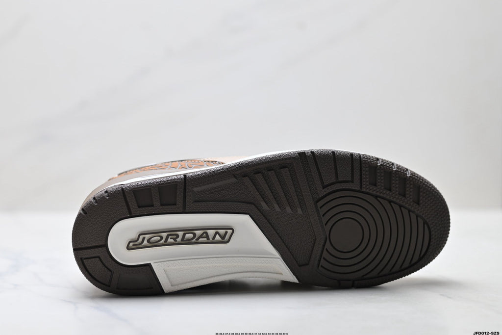 Jordan Legacy 312 Low White Tan Brown Sneakers